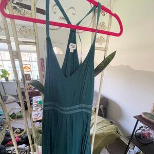 Strappy green dress